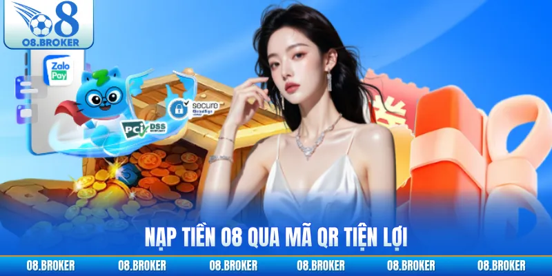 Nạp tiền O8 qua mã QR tiện lợi